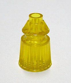 Star Post Yellow Translucent Plastic 1-1/16" Tall