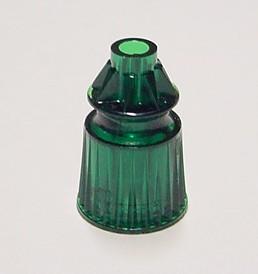Star Post Green Translucent Plastic  1-1/16" Tall