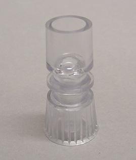 Long Necked Double Star Post - Clear