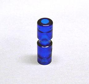 Narrow Plastic Post 1-1/4"  Blue