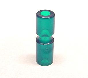 Narrow Plastic Post 1-1/4"  Teal Green