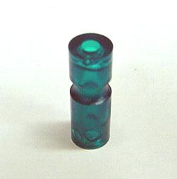 Teal Green Narrow Plastic Post 1-1/16" Tall