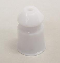 Facet Post White Plastic  1" Tall