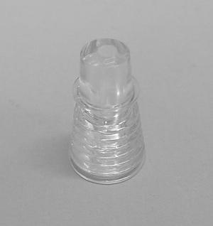 Clear Plastic Finned Post 1-3/16" #C952-2