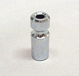 1" Metal Post With Groove #02-4434