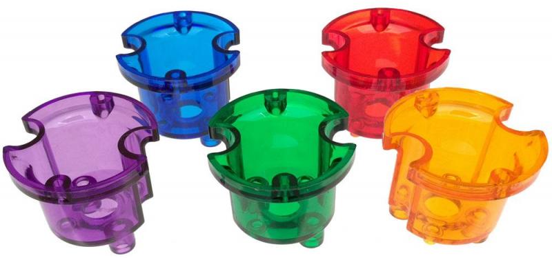 Transparent Colored Pop Bumper Body - ORANGE