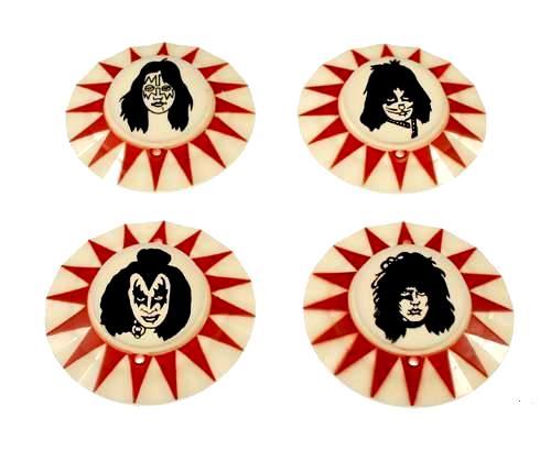 Kiss Pop Bumper Caps - Set of 4 *