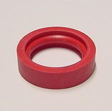 Red Flipper Rubber , Beaded #A-13149 `