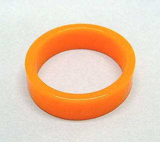 Orange Translucent Gloss Super-Bands™ Flipper Rubber