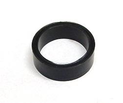 1" Mini Black Gloss Super-Bands™ Flipper Rubber