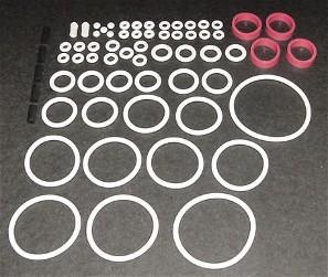 65 Piece White Rubber Ring Kit