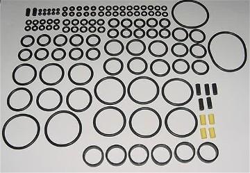 125 Piece Black Rubber Ring Kit