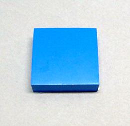 Blue Rubber Pad 1" Square #23-6629