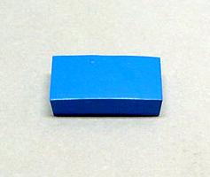 Blue Rubber Pad 1/2" x 1" x 1/4"  #23-6645