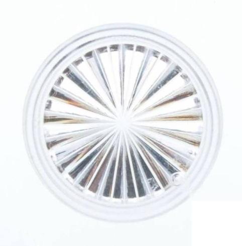 1" Round Transparent Starburst Clear Playfield Insert #03-7642-13