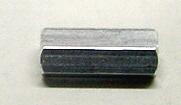 Hex spacer 1/4" drive post female-female 5/8" long - 6-32 threads =