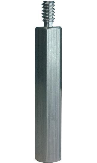 Hex Spacer, Metal  - 1-3/8" (#6-32 Thread, Male/Female) #02-4277-22