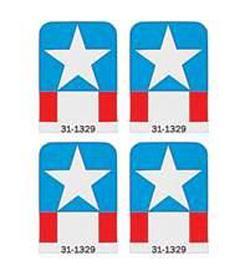 Space Shuttle Drop Target Decals - Set of 4 Laminated #31-1329`^