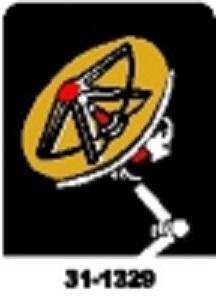 Space Shuttle Drop Target Decals with Gold Ink - Set of 4 #31-1329^