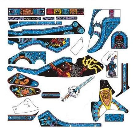 Swords of Fury Plastic Set #31-1006-559 ^`