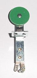 Round Stand Up Target Switch Green - Front Mount
