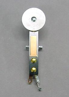 Round Stand-Up Target - Rear Mounting White #A-14690-5