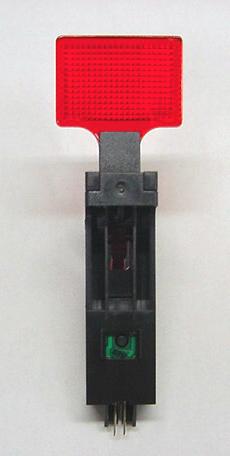Rectangle Red Modular Stand-Up Target - Front Mounting #500-6228-02
