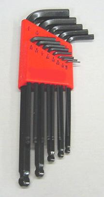 13 Pc SAE Ball End Hex Key Allen Wrench Set +