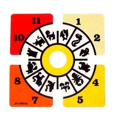 Twilight Zone Clock Decal  #31-1751-3 ^