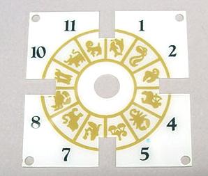 Twilight Zone Prototype Clock Plate #31-1751-3P ^