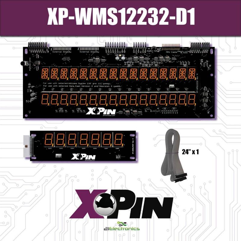 Williams System 11B: POLICE FORCE/TAXI LED Orange Display #D-12232-2-D1