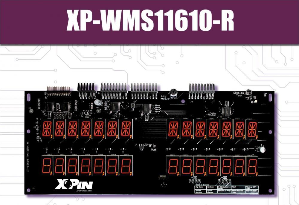 Williams System 11A/B and DATA EAST BLUE LED Display Set #XP-WMS11610-R
