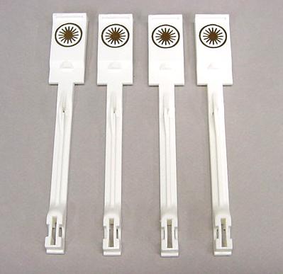 Xenon Drop Targets SET OF 4 TARGETS White Gold Wheel *